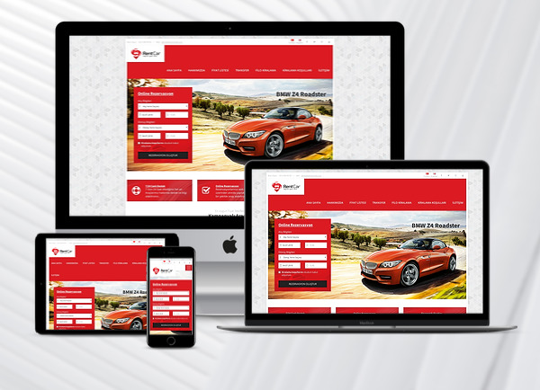 Rent A Car Web Paketi Red v3.0